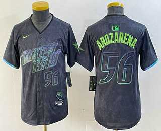 Youth Tampa Bay Rays #56 Randy Arozarena Number Charcoal 2024 City Connect Limited Stitched Jersey,We sell and wholesale Youth Tampa Bay Rays #56 Randy Arozarena Number Charcoal 2024 City Connect Limited Stitched Jersey on line form chian!